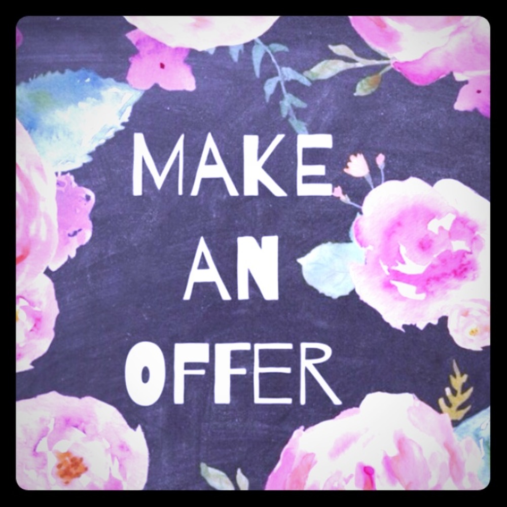 I love offers! 💐 🌸 🌺 🌷🌹🌷🌺🌸💐